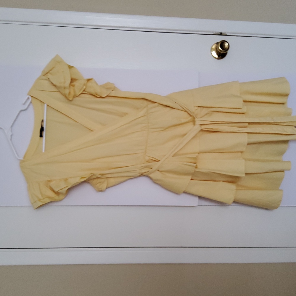 Eloquii, size 16, yellow dress